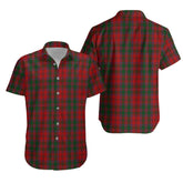 Dundas Red Tartan Hawaiian Shirt